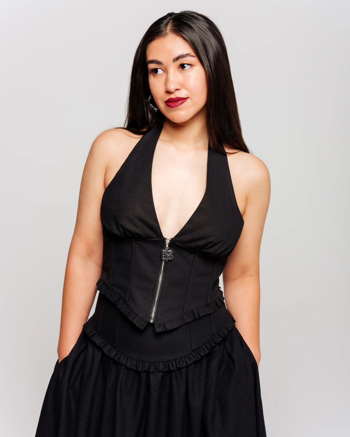 IMPERFECT Osculum halter neck 3X