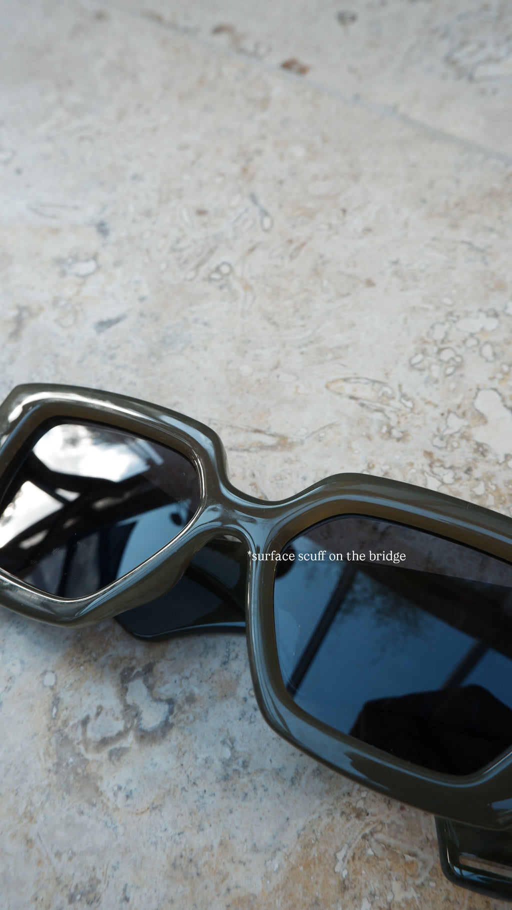 Imperfect Sun Eater sunglasses in Moss