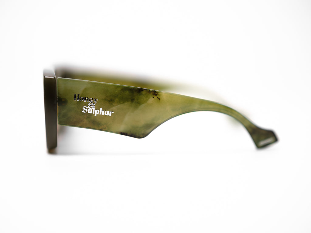 Sun Eater Sunglasses in Moss