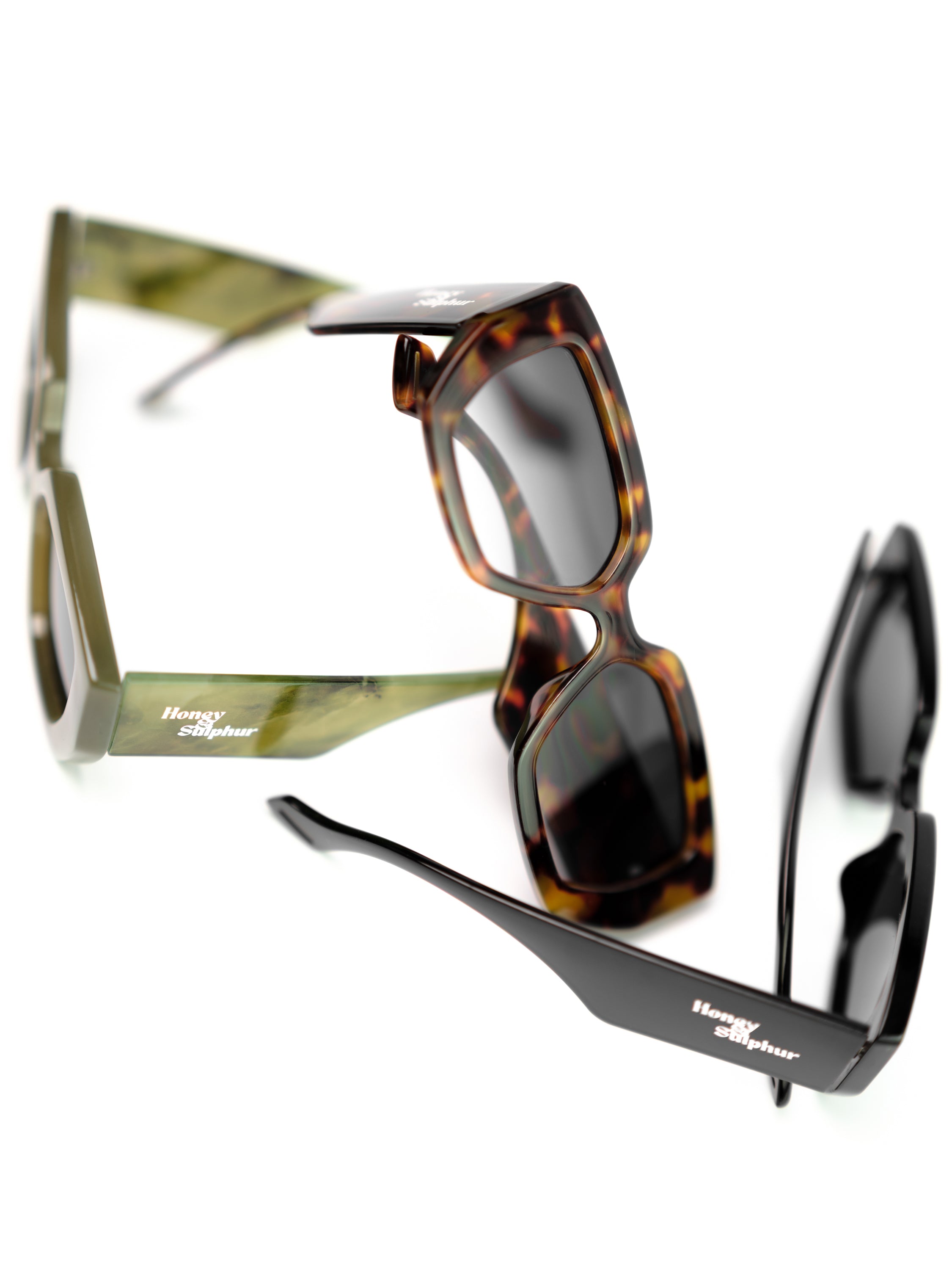 Sun Eater Sunglasses in Obsidian