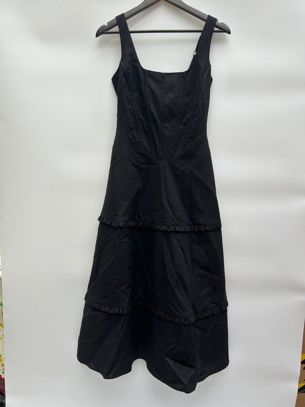 SAMPLE corset dress midaxi size Small