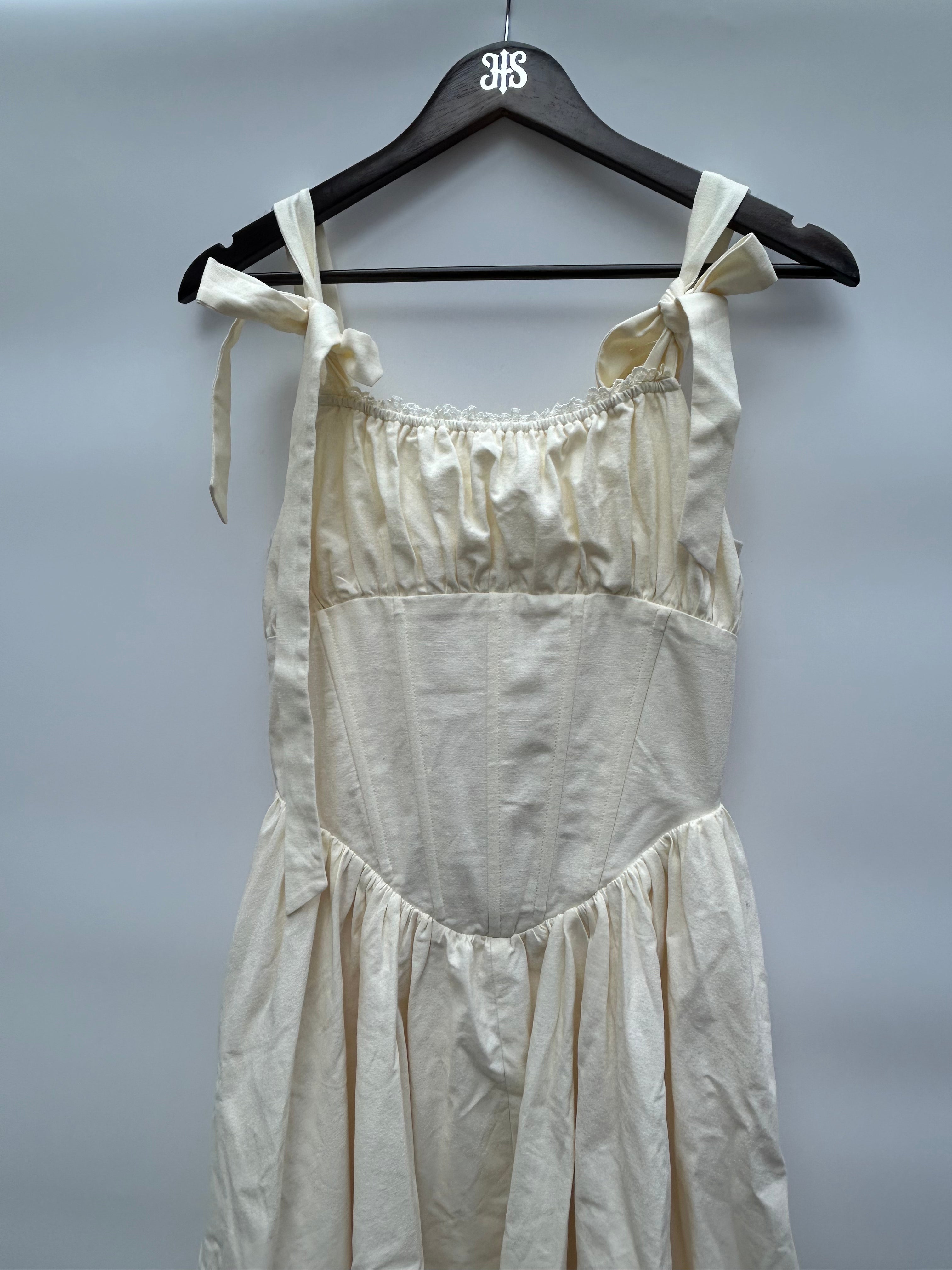 SAMPLE Occasus dress in cream - size Small